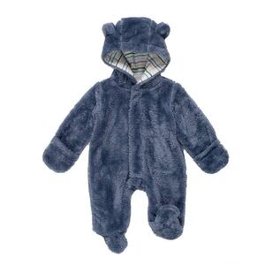 NWT Magnetic Me Winter Sky Mink Pram Onesie 0-3 Months